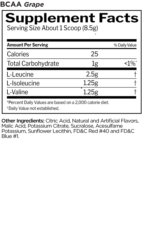 Rule1 BCAAs, Grape, 30 Serving 2