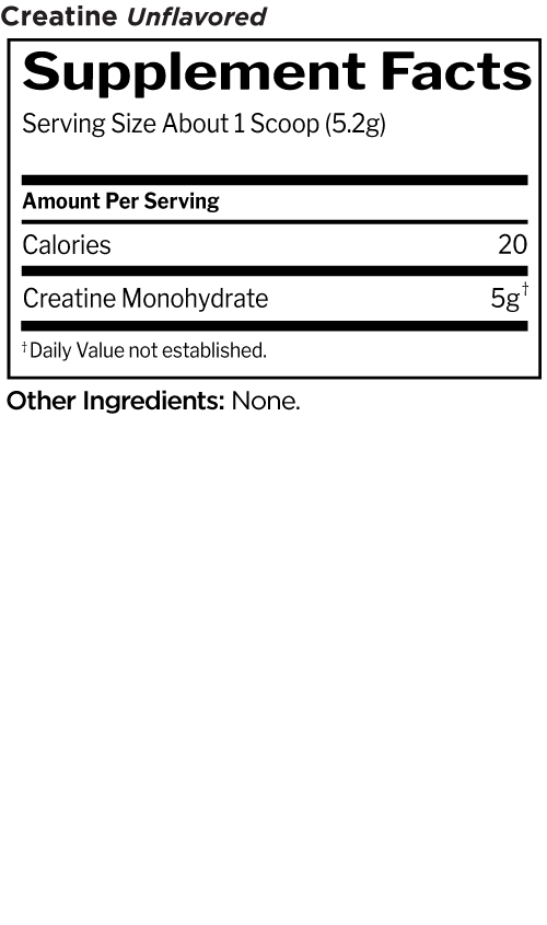 Creatine Micronized - 150 serv Unflavored 750gr - Rule one