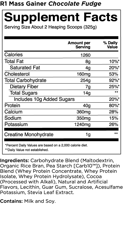 R1 Mass Gainer