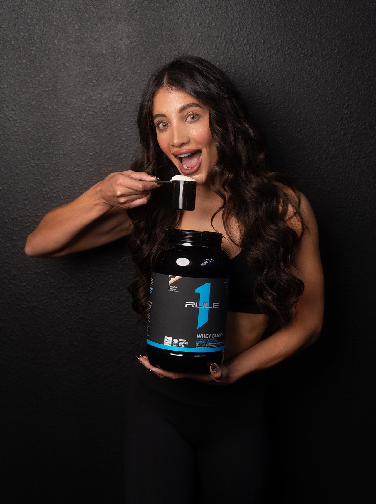 Rule One Whey Protein Blend 4.95lbs 2.24kg Chocolate Fudge 4 wheyblend 1